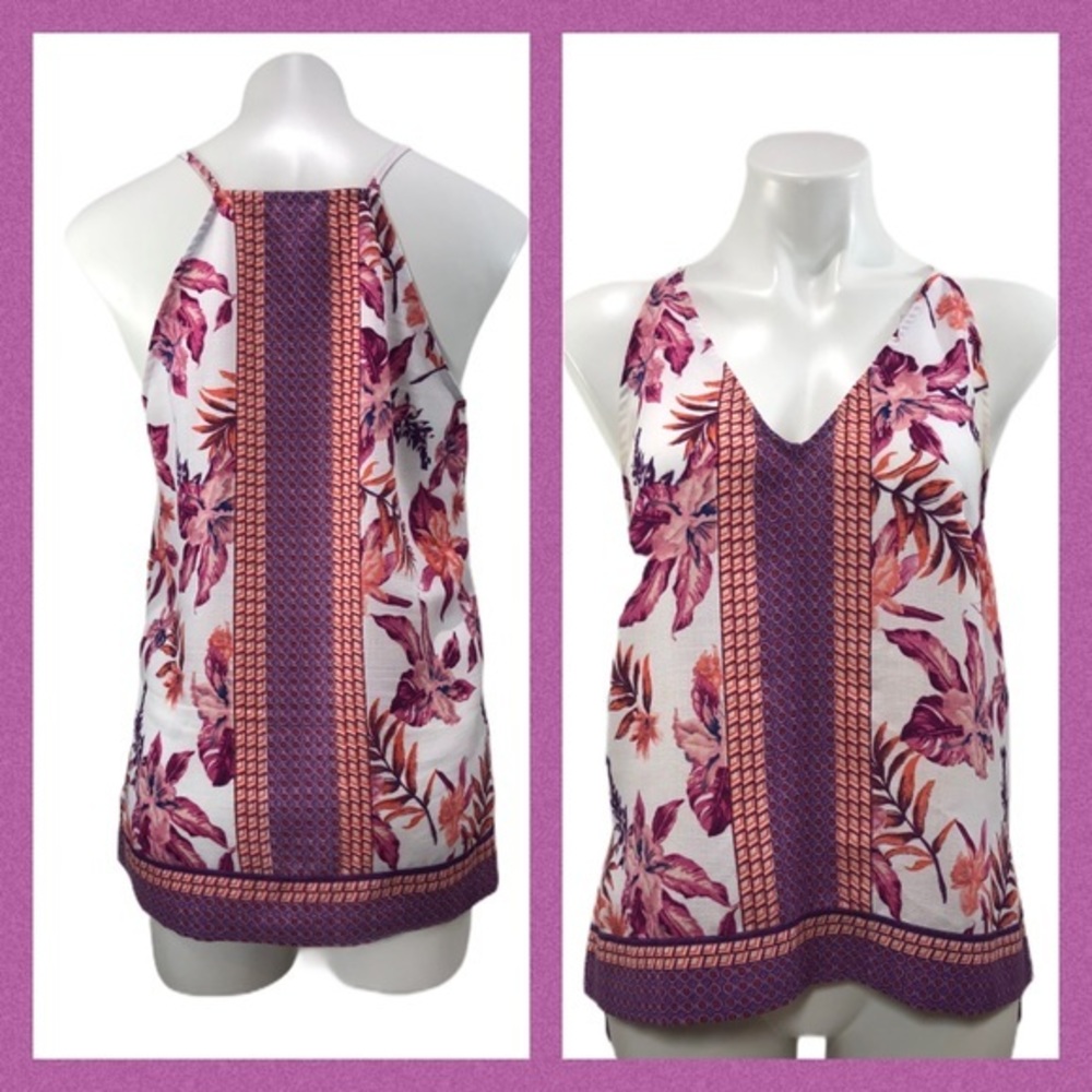 Cremieux Floral Sleeveless Top